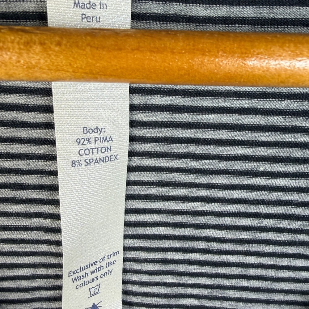 lululemon athletica Black and White Striped Long Sleeve Tee circadian 8 - Picture 2 of 11